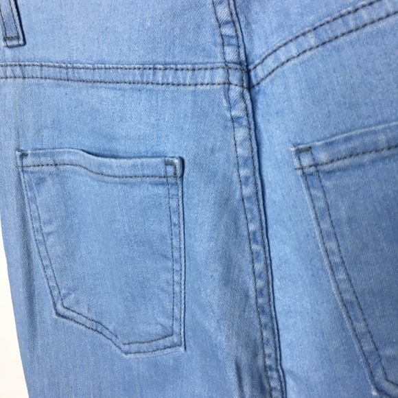 Aphrodite Women Blue Ombre High Waist Skinny Jeans - Picture 5 of 7